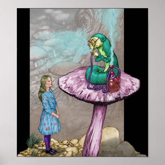 Poster Alice in Wonderland - Advice from a Caterpillar (Frente)