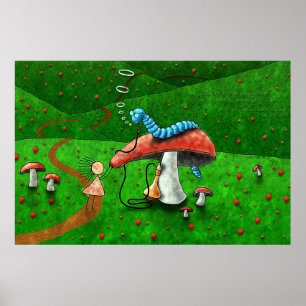 Póster Alice in Wonderland - Advice From A Caterpillar