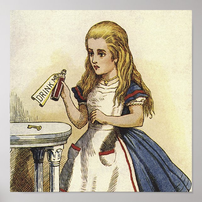 Poster Alice in Wonderland Canvas Art (Frente)