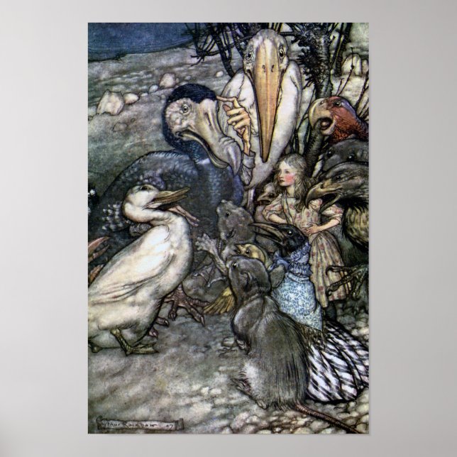 Poster Alice Julgando a Raça (Frente)