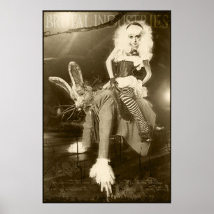 Póster Alice na Terra Brutal