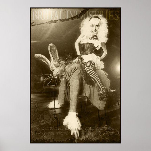 Póster Alice na Terra Brutal (Frente)