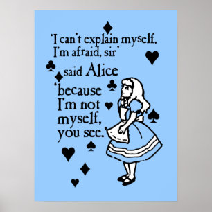Póster Alice Não Eu Mesmo
