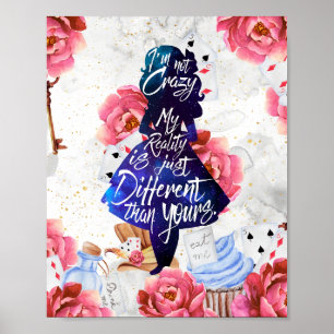 Poster Alice - Não Sou Louco