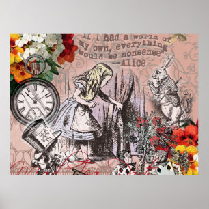 Póster Alice no Mundo das Maravilhas, Ódio e Coelho