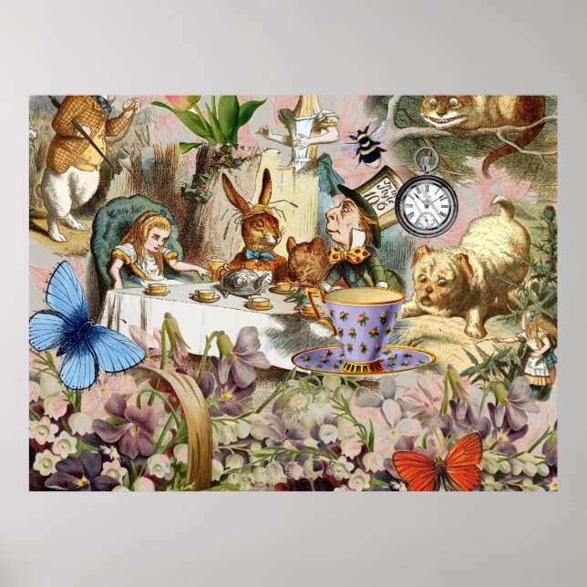Poster Alice no País das Maravilhas (Frente)