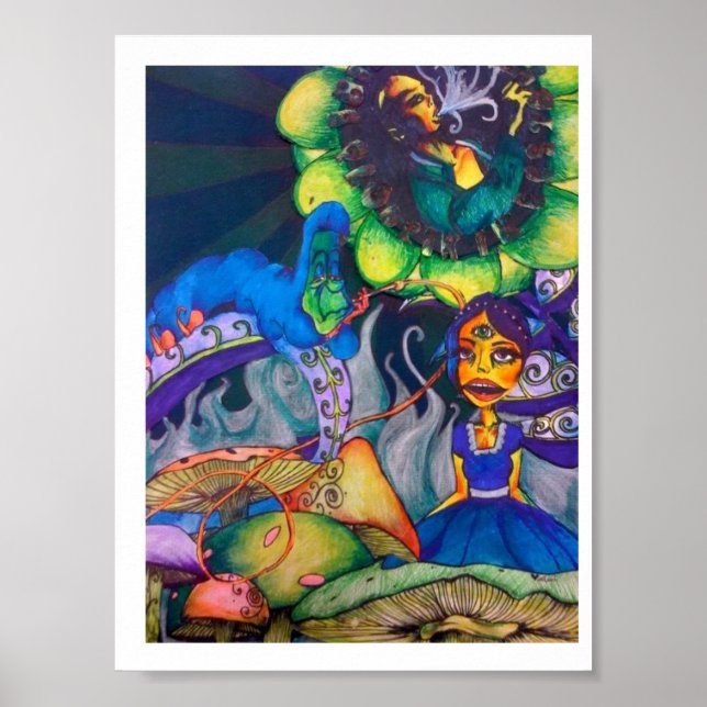 Póster Alice no País das Maravilhas (Frente)