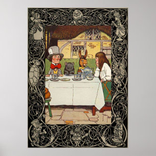 Póster Alice No País Das Maravilhas, A Festa Do Tea Dos C