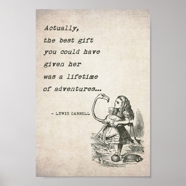 Póster Alice No País Das Maravilhas C/Cotovia De Aventura (Frente)