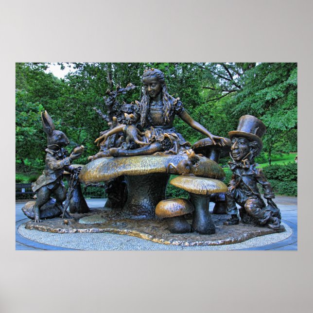 Póster Alice no País das Maravilhas - Central Park NYC (Frente)