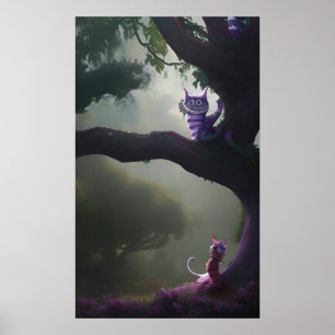 Poster Alice no País das Maravilhas Cheshire Cat