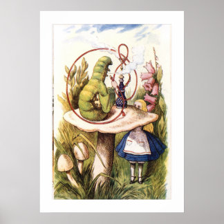 Poster Alice no País das Maravilhas Conhece a Vintage da