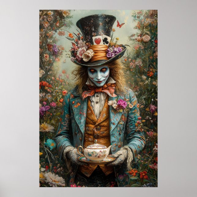 Poster Alice no País das Maravilhas do Chapeleiro Maluco  (Frente)