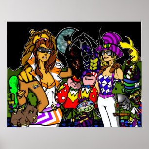 Poster Alice no país das maravilhas encontra mágico de 