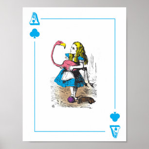 Poster Alice no país das maravilhas - grande cartão de