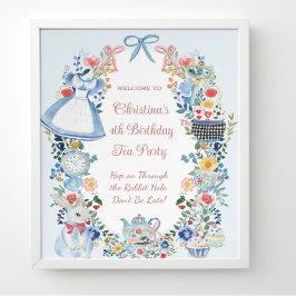 Poster Alice no País das Maravilhas - Sinal de Boas-vinda