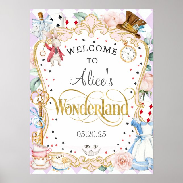 Poster Alice Windland, uma festa de chá de ódio louco, si (Frente)