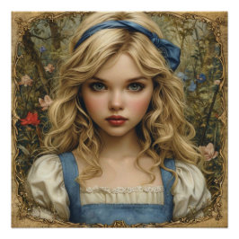 Póster Alice's Whimsy Odyssey