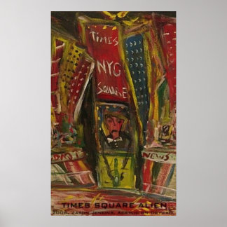 POSTER ALIEN DA TIMES SQUARE