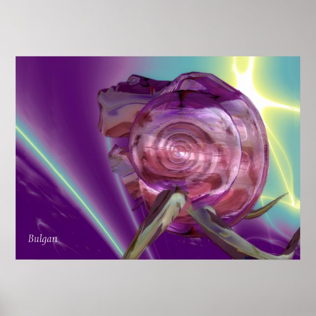 Póster ALIEN NEREIDE /NINFA DA ÁGUA,CONCHA DE MAR ROSA Fi (Frente)
