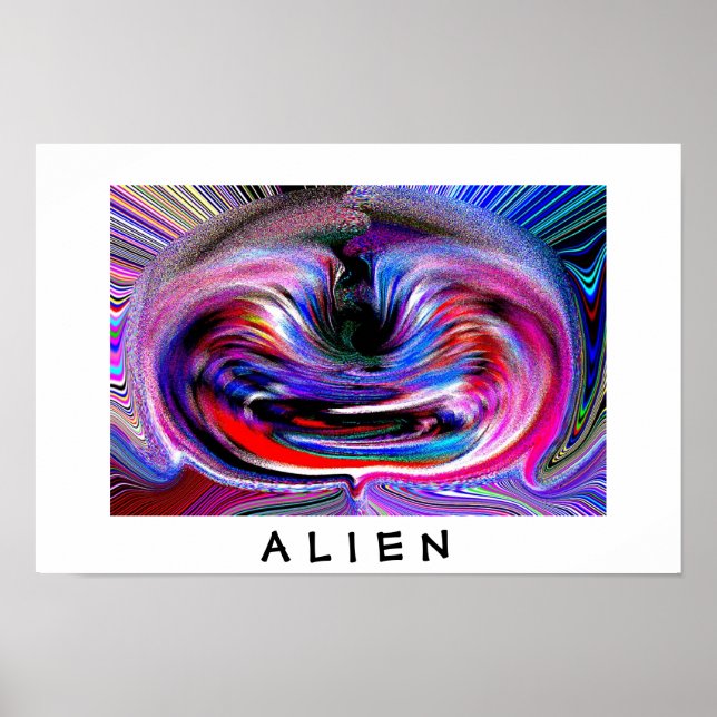 Póster Alienígena (Frente)