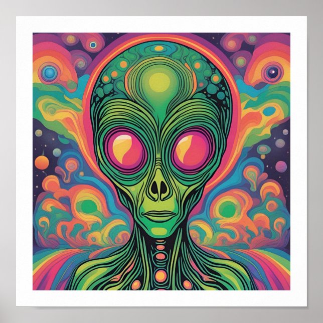 Poster Alienígena (Frente)