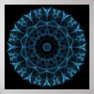 Póster alienígena azul