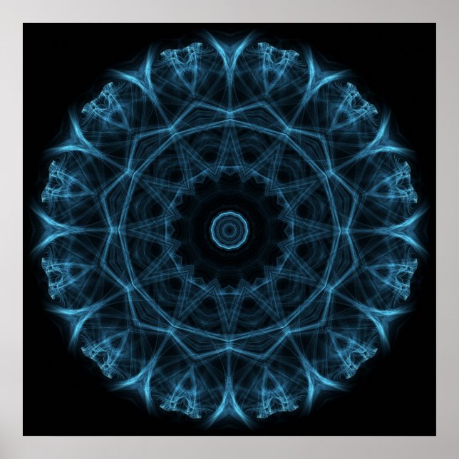 Póster alienígena azul (Frente)