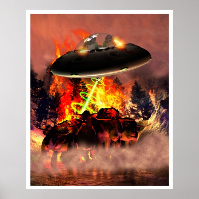 Póster Alienígena BB-Q (Frente)