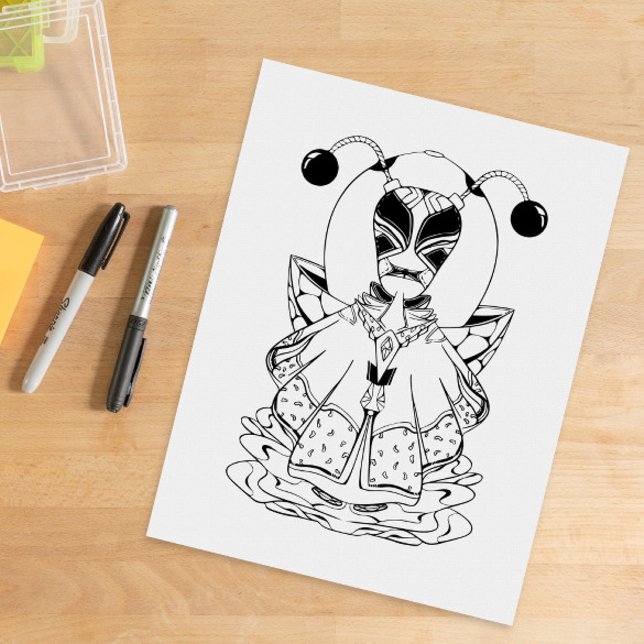 Poster Alienígena: Criatura exclusiva a partir desta colo (Criador carregado)