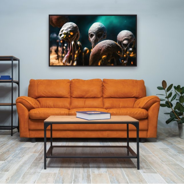 Poster Alienígena de espaço (Criador carregado)