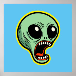 Poster Alienígena de grito