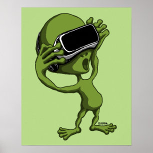 Póster Alienígena de VR