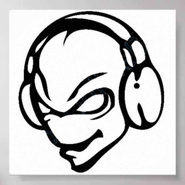 Póster alienígena dj (Frente)