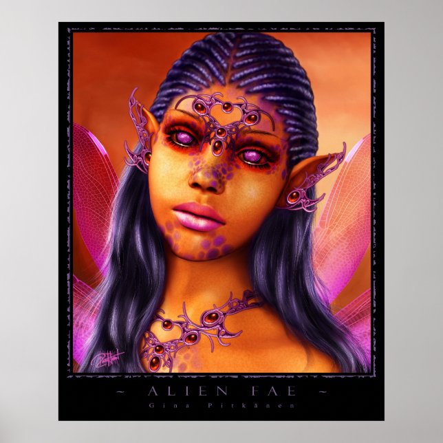 Póster Alienígena Fae (Frente)