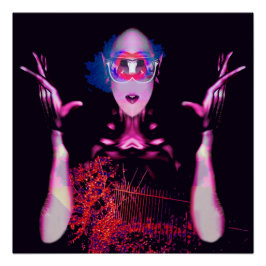 Póster Alienígena Fantasma