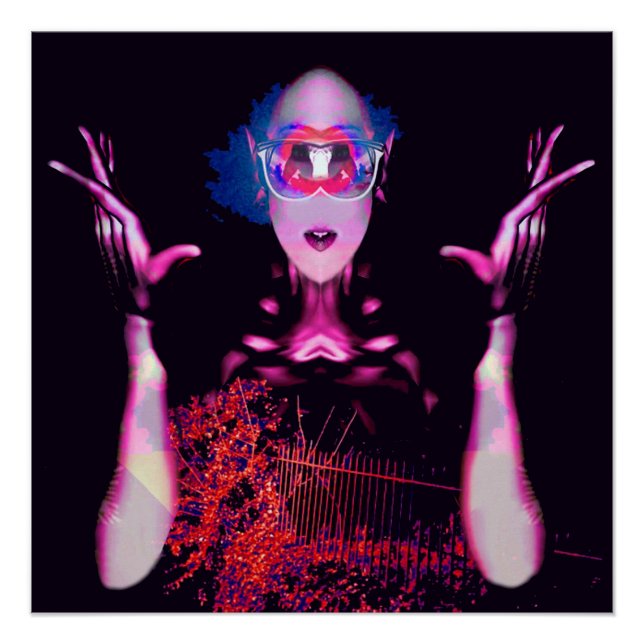 Póster Alienígena Fantasma (Frente)