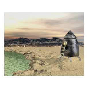 Póster Alienígena Lander