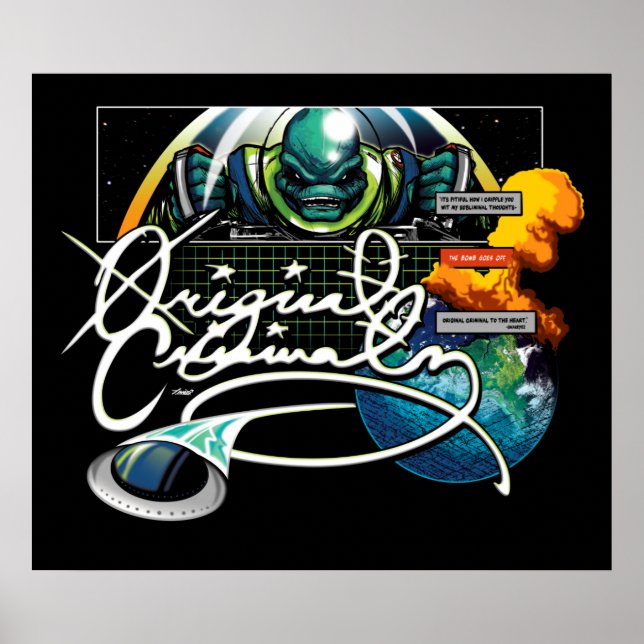 Póster Alienígena original do Criminalz 01 (Frente)