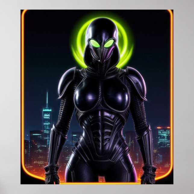 Poster Alienígena Raven 04 (Frente)