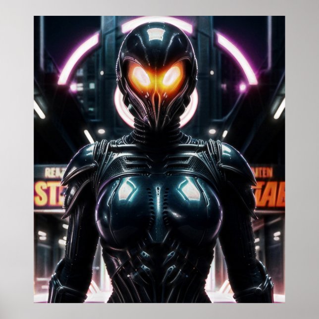 Poster Alienígena Raven 08 (Frente)