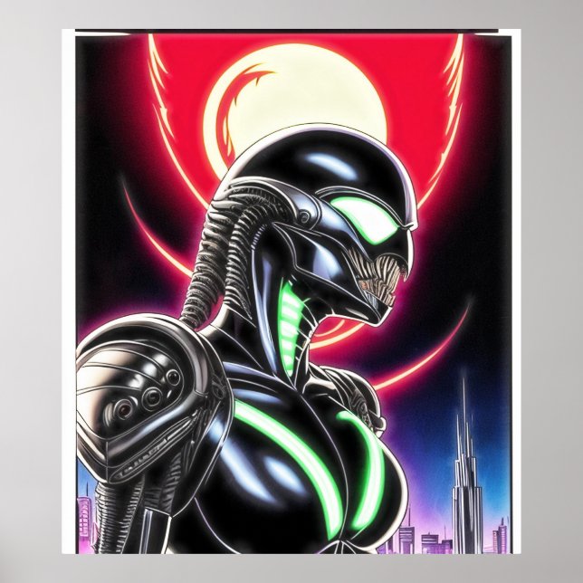 Poster Alienígena Raven 19 (Frente)