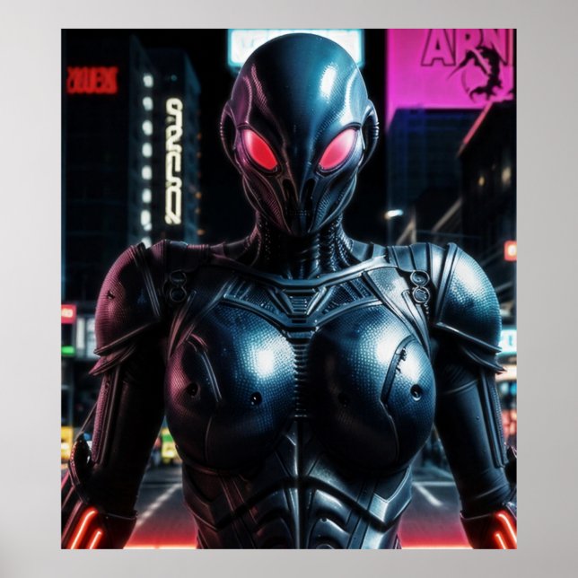 Poster Alienígena Raven 25 (Frente)