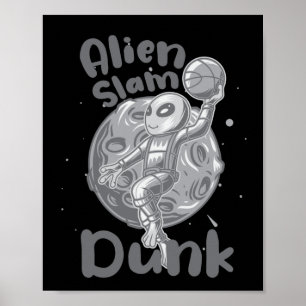Poster Alienígena Slam Dunk Ativa