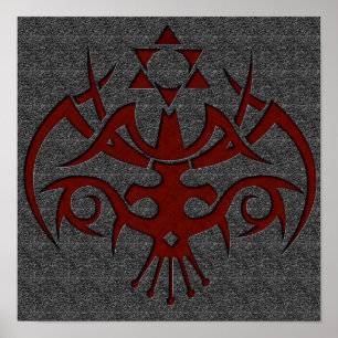 Poster alienígena tribal