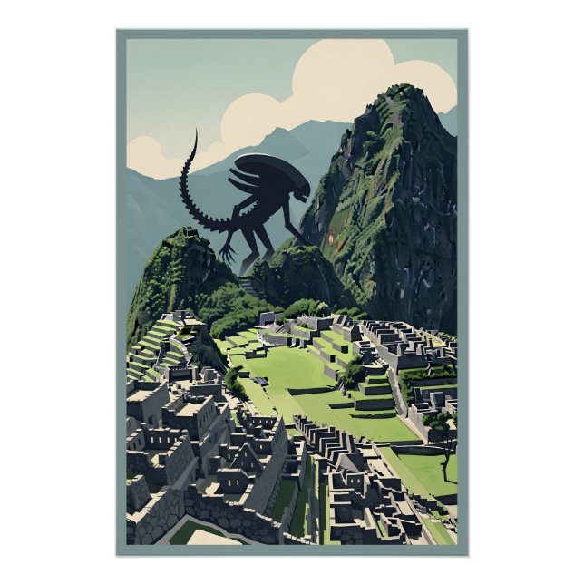Póster Alienígena Xenomorph Legal (Frente)