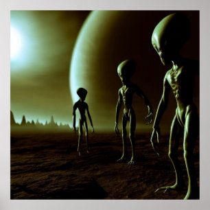 Poster ALIENS de Cinzas SF 1