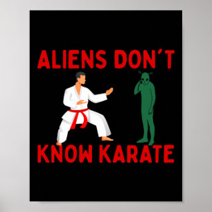 Poster Aliens não conhecem o Karate 2