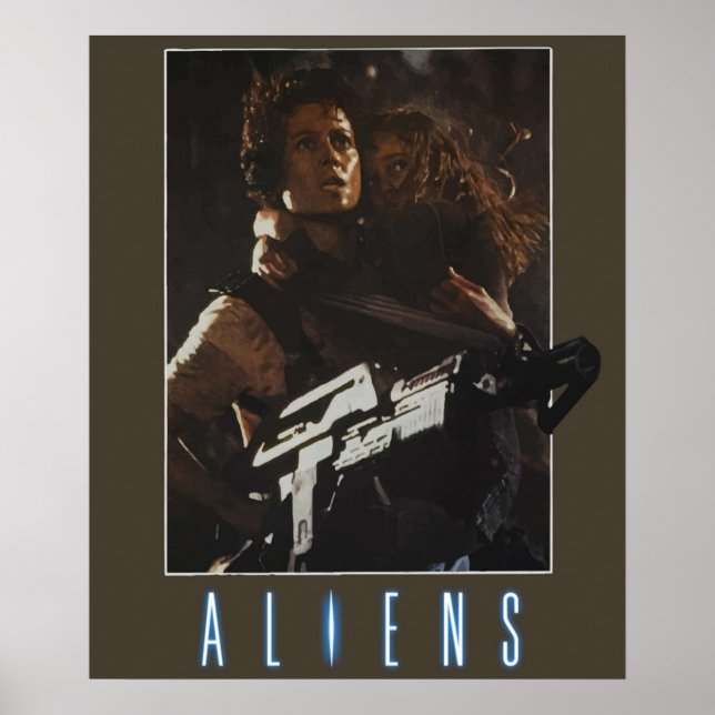 Poster Aliens Ripley Newt (Frente)