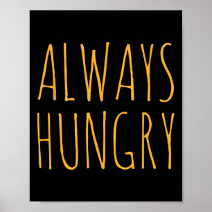 Poster Alimentação Sempre com Fome Bodybuilding Proteína 